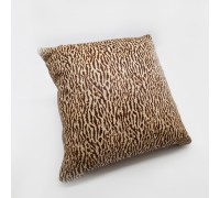 Hotsale 18*18 inches cow leather cushion cover customized printing sofa cushion for wholesale