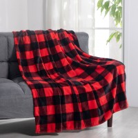 Customized Modern Simple Coral Fleece Blanket Thicken Printed Flannel Plaid Striped Blanket For Home Decor